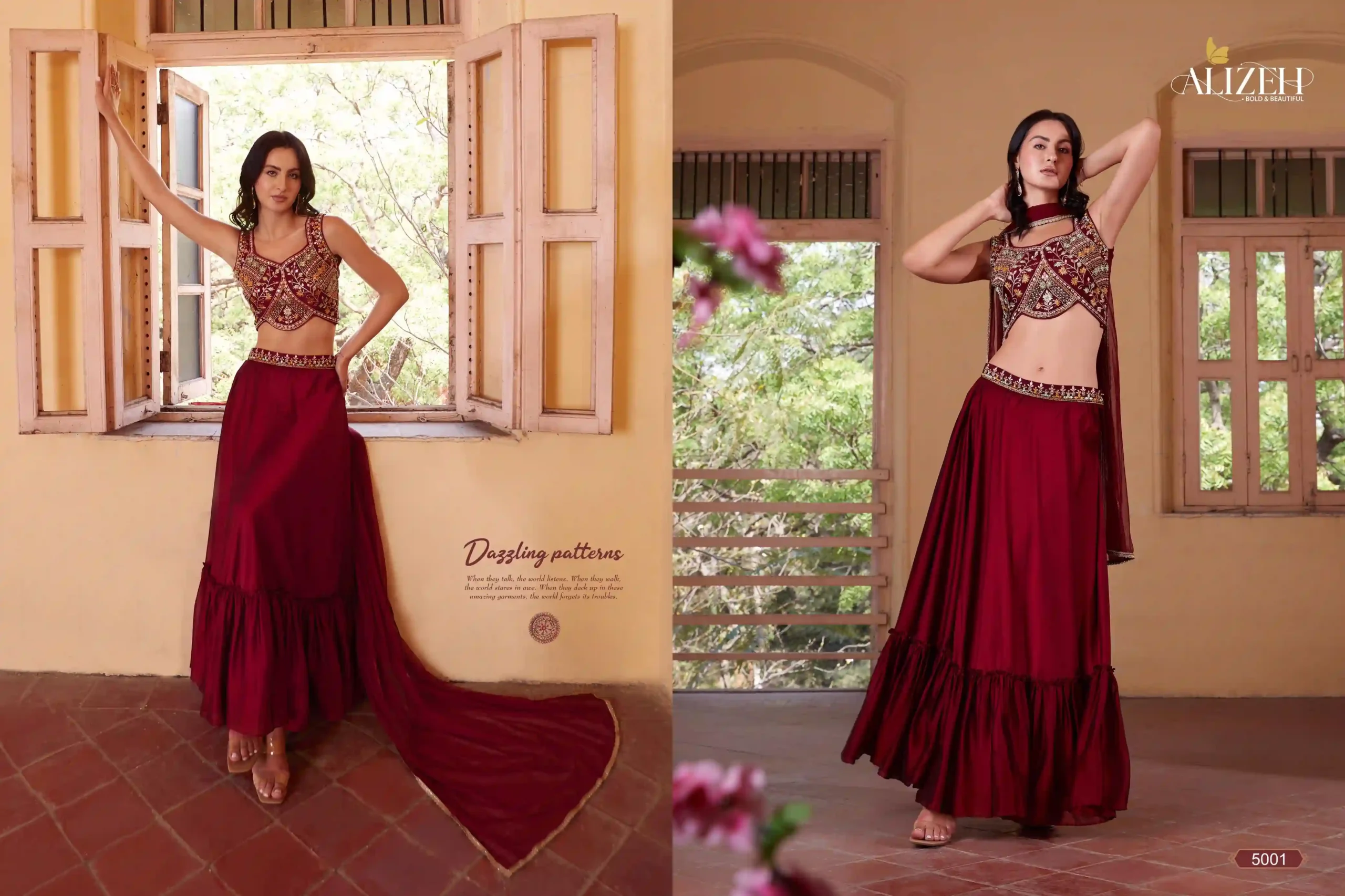 Alizeh Readymade Vol 1 Georgette Wholesale Lehenga Catalog — Wholesale Lehenga, Alizeh wholesale from Surat — Photo 5